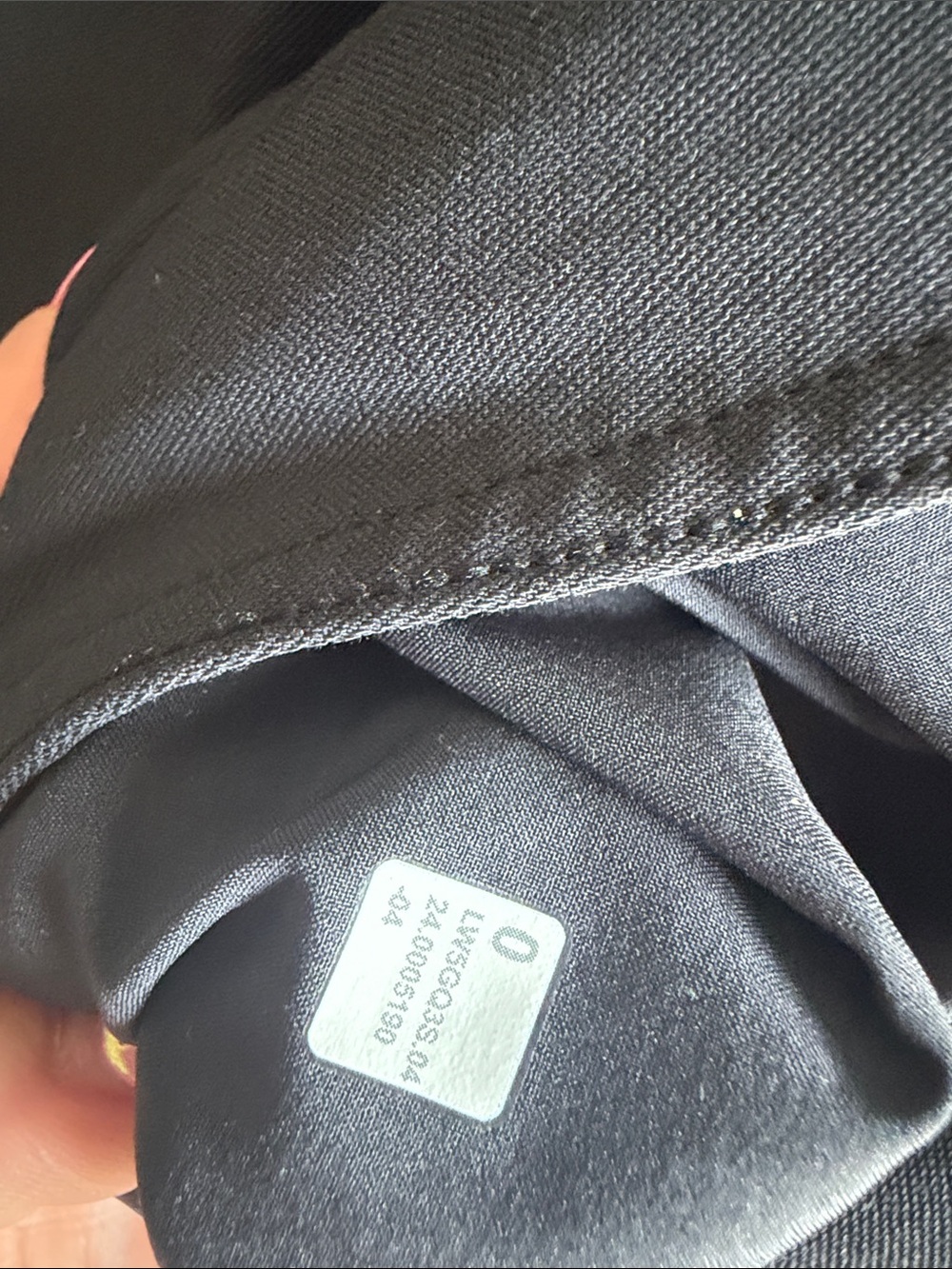 149-$75 *FREE SHIP* Lululemon Pleat-Front High-Rise Trouser Black size 0 - Picture 7 of 7